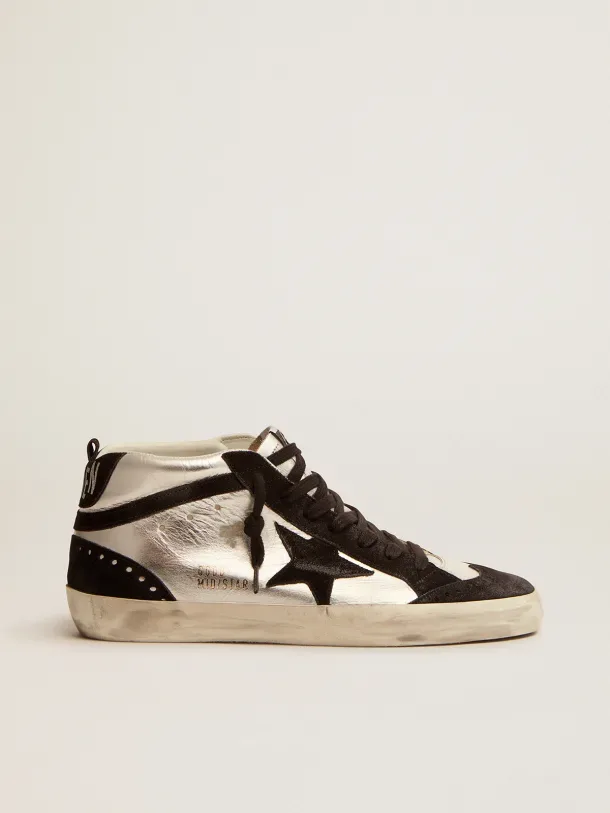Golden Goose Mid Star LTD Sneakers “Black Silver” — photo 1 of 4