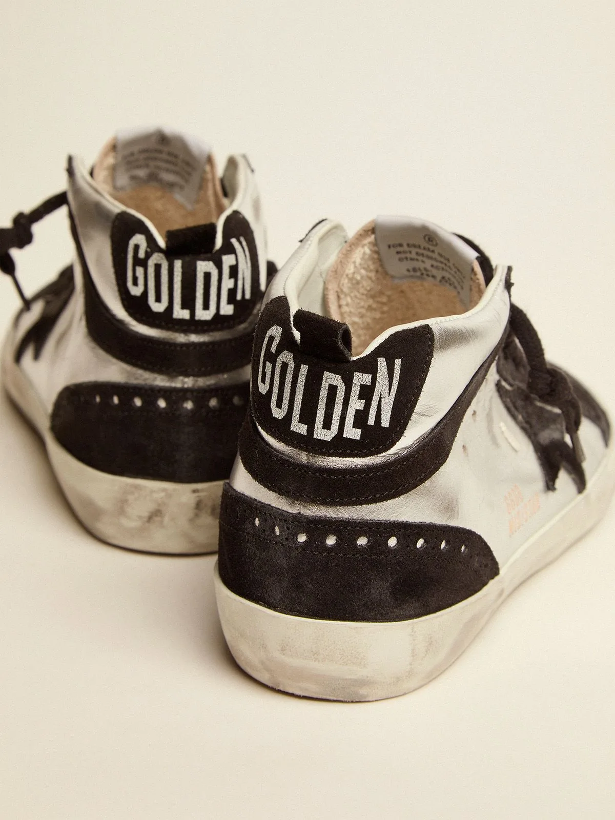 Golden Goose Mid Star LTD Sneakers “Black Silver” — photo 4 of 4
