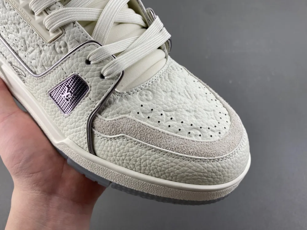 Louis Vuitton Trainer “Full White Purple Grey” — photo 4 of 17